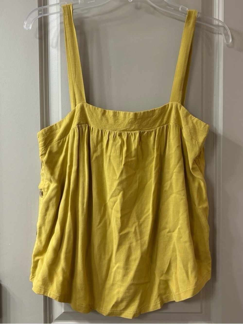 Yellow Sleeveless Women's Tank Top